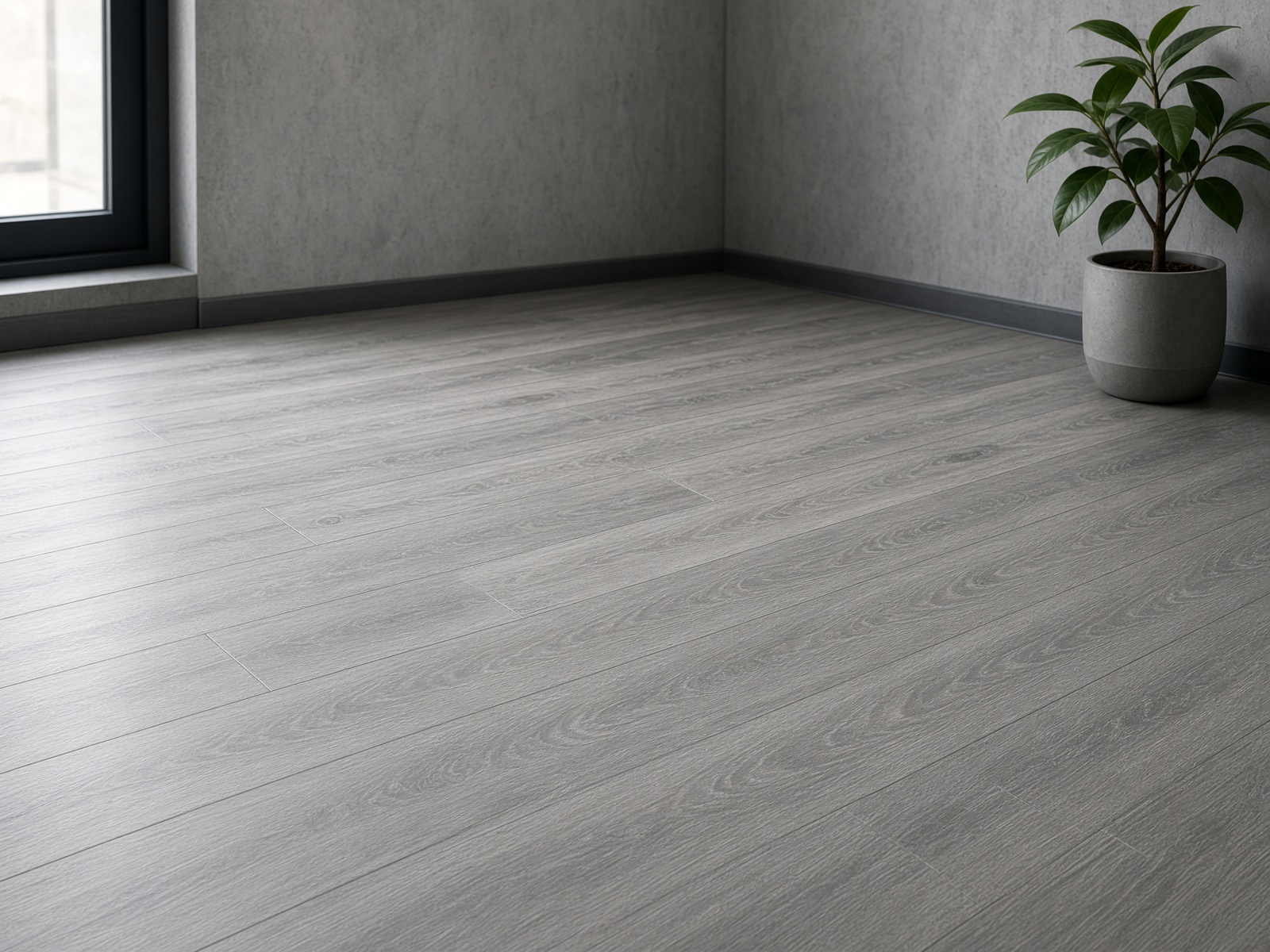 Laminado gris ceniza en un living contemporáneo